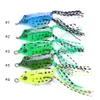 Appât grenouille 8g 55mm 100 pièces leurres de pêche à la mouche Super affaire TopWater Ray leurre tête de serpent tueur crochet leurre souple livraison gratuite