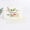 Rettangolo di inviti stile letterario e artistico con busta Biglietto di auguri di carta Biglietto di auguri di ringraziamento Vendita calda 3 4zd BB