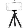 100 adet Sünger Ahtapot Tripod Evrensel Telefon Bluetooth Selfie Kamera Fotoğraf Seti Standı Live Tripod Için iPhone Samsung Huawei Xiao Mi