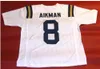 Anpassade män ungdomskvinnor vintage #8 Troy Aikman Custom UCLA Bruins College Football Jersey Size S-4XL eller Custom något namn eller nummer Jersey