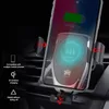 QI Car Charger Fast Wireless Cell Phone Chargers Gravity Compatible Charging Car Mount Phone Holder For iPhone XS Max Xr X Samsung S9