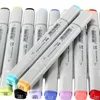 72 pièces couleurs artiste Copic croquis marqueurs ensemble plumes fines double pointe conseil stylo conception marqueur stylo pour dessin Art Set9807663