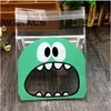 Nowy 100 sztuk Cute Cartoon Monster Cookiecandy Samoprzylepne Plastikowe Torby Do Herbatników Przekąski Pakowanie Pakiet Dostaw Wystrój Boże Narodzenie