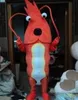 2019 Rabattfabrik Försäljning Eva Material Orange Lobster Mascot Kostymer Unisex Cartoon Apparel Base Räka Mascot Kostymer