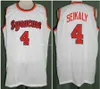 Syracuse Orange College 4 Rony Seikaly Retro Retro Classic Basketball Jersey Mens Cousé Numéro et maillot de nom