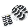 3D False eyelashes 43 Styles Natural Long Crisscross Makeup for Eyes Big Lashes 5 Pairs New Styles