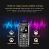 Ontgrendeld Mini Car Key Cell Phones Bluetooth MP3 Voice Change GSM Dual SIM-kaart Mobiele Cellphone BT Dialer Pocket Cartoon Kids Telefoon