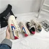 Super fire canvas shoes women's spring 2020 explosion models lunar pit Korean version of street shooting students wild women's shoes