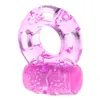 Borboleta Atacado Silicone Cock Ring Jelly vibratório Sex Penis Anel Delay ejaculação precoce bloqueio Vibrador Sex Toys por Homens