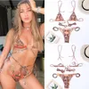 Elegante Bikinis Lila Bademode Frauen Badeanzug Aushöhlen Weibliche Qualität Plissee Badeanzug Doppelseitiges Bikini Set