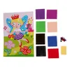 Mix Wholesale 12 Pcs 3D Foam Mosaics Sticky Crystal Art Princess Butterflies Sticker Game Craft Kids Children Gift Intelligent Development