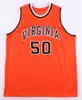 Virginia Cavaliers College Ralph Sampson 저지 후퇴 농구 저지 Mens Stitched Custom sizeS-5XL