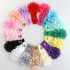 детская шифоновая цветочная повязка на голову детская головная убора эластичная вязание волос аксессуары для волос