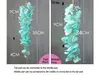 34cm Connectable Artificial Flower Silk Rattan Strip Hydrangea Garlands Romantic Wedding Decoration Party DIY Craft Wreath