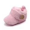 Winter Coral Fleece Newborn Baby Shoes Warm Infant Baby Girl Boy Shoes For First Walkers Non-slip Toddler Schoenen