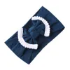 BAMBINI NYLON FRING BOW GRYS GRUPPO POM POM SOLD POM Copricapo Bambini Soft Fascia 33Colore per scegliere