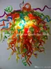 AC DC 100% Mouth Blown Borosilicate Chandeliers Light Modern LED Colorful Murano Glass House Item Chandelier