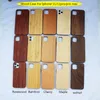 Dla nowego iPhone 11/11 Pro / Prox Mobile Telefon Case Naturalne Prawdziwe drewniane bambusowe obudowy Cena fabryczna Wood Case Custom Design Pokrywa Drewniana