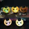 Halloween Portable Lantern Pumpkin Face LED Light Lamp Flashing Decoration Night Lights for Party Bar Bedroom Home Festival Accessories