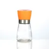 Mill Plastic and Pepper Grinder Shaker Spice Salt Container Condiment Jar Holder Grinding Bottles