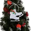 Chica zapatos de patinaje sobre hielo Polyresin brillante personalizado Árbol de Navidad Adornos de Navidad gratis Nombre Regalos personalizados Regalo de Navidad