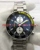 Luxusuhr IW376706 Cousteau montres mouvement quartz Japon sport Date Chronographe Jour cadran gris deux tons bande métal reloj de Lujo