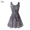 Fashion Women Sexy Chiffon Beach Dress Sleeveless Summer Sundress Floral Tank Dresses 20 Colors