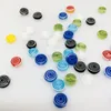 6/8/10/12/14mm Lampwork Bead Flower Spacer Beads Round/Heart/Star Flat Ball Hole Beads Colorful Clear Glass Bead DIY Jewelry Accessories