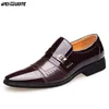 Weinuote Yeni Tasarım Erkekler İngiltere Örgün Deri Ayakkabı Gelinlik Oxford Ayakkabı Erkek Günlük Ayakkabı Üzerinde Kayma Sivri Burun