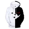 Aikooki Monokuma 3D Sweats à capuche pour hommes Femmes Sweatshirts Harajuku Pulls à capuche Imprimer 3D Monokuma Sweats à capuche pour hommes Vêtements V191105