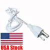 Corded Tube Light 3Pin Connector Switch Power Plug Cords Lighting Connector Extension Power 2 Pin Plug LED Lamp Anslutningstråd