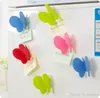 나비 모양 실리콘 냄비 클램프 홀더 난방 장갑 접시 식기 트레이 클립 안티 Scald 부엌 도구 냉장고 자석 멀티 컬러