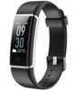 ID130C Hjärtfrekvens Monitor Smart Armband Fitness Tracker Smart Klockor GPS Vattentät SmartWatch för IOS Android Telefon Klocka PK DZ09 Klocka