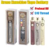 Knuckles Vape Bateria 650mAh Gold 900mAh Pen de tensão variável de madeira com carregador USB na caixa de presente para 510 cartuchos de rosca