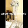 tall vase with artificial flowers