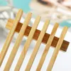 200pcs Wooden Soap Dish Tray Holder Storage Soap Rack Natural Bamboo Box Container for Bath Shower Bathroom Wholesale SN2548
