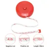 Mini Push Button Tape Measure Retractable Flexible Measuring Tape 1 Piece 150 cm Retractable Ruler with Push Button Round- Random Color