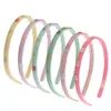 12 sztuk / partia New Arrival Dzieci Mini Kwiat Hairbands Imitacja Diamond Bunny Headband ABS Plastikowa opaska na dziewczyny