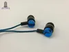 common cheap serpentine Weave braid cable headset earphones headphone earcup direct sales by manufacturers blue green cp-13 500pcs