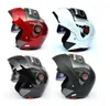 Para JIEKAI 105 viseira dupla capacetes da motocicleta Modular Cover Up capacete de corrida de motocross Double Capacete lente motocicleta capacete
