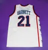 McDonald's All RETRO American Kevin Garnett #21 Retro Basketball Jersey Men's Stitched Custom Number Name Jerseys