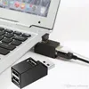 Wireless Mini 3 منافذ USB 3.0 Hub عالية السرعة نقل البيانات الخائن محول لجهاز الكمبيوتر المحمول MacBook Pro Multi-Port USB Hub Expander