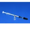 Aiguille de seringue 1 ml / 1 cc + capuchon d'étanchéité pour aiguilles de distribution 27G 0,5 pouces