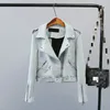 Kadın kışlık ceket 2019 Lika Rula Üst Marka S-XL Yeni Bahar Moda Parlak Renkler Bayan Süet Ceket Temel Sokak Kadın Kısa PU Deri