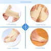 Soft Bunion Protector Toe Straightener Silicone Toe Separator Corrector Thumb Feet Care Adjuster hallux valgus 5pairs2100340
