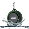 Tragbare C6 Wasserdichte Lautsprecher Outdoor Sport Drahtlose Bluetooth Lautsprecher Audio FM mit Sucker Haken Kostenloser Versand