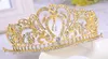 Accessori per capelli con strass da donna principessa da sposa Tiara Fascia per corona da sposa per la festa