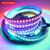 DC5V 144LEDs/m APA102 Smart LED Pixel Strip Light 5050 SMD RGB TV Tape Addressable DATA and CLOCK Seperately,White PCB,Non-waterproof IP20