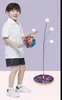 Бесплатная доставка упругая сила Гибкий вал пинг-понга Trainer закрытый индивидуальный Отскок ребенка Anti-близорукость головоломка родитель-ребенок игрушка