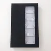 Tomt ögonfransförpackningsbok Pink Marble Lash Box Magnetic 5Pairs Book Anpassade lådor med White Tray4373746